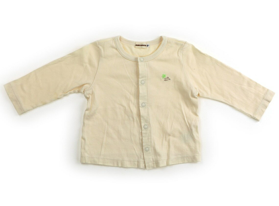 Rakuten - ミキハウス miki HOUSE カーディガン 70 男の子 クリーム 子供服 ベビー服 キッズ アウトレット ユーズド 【中古】キッズ・ベビー・マタニティ