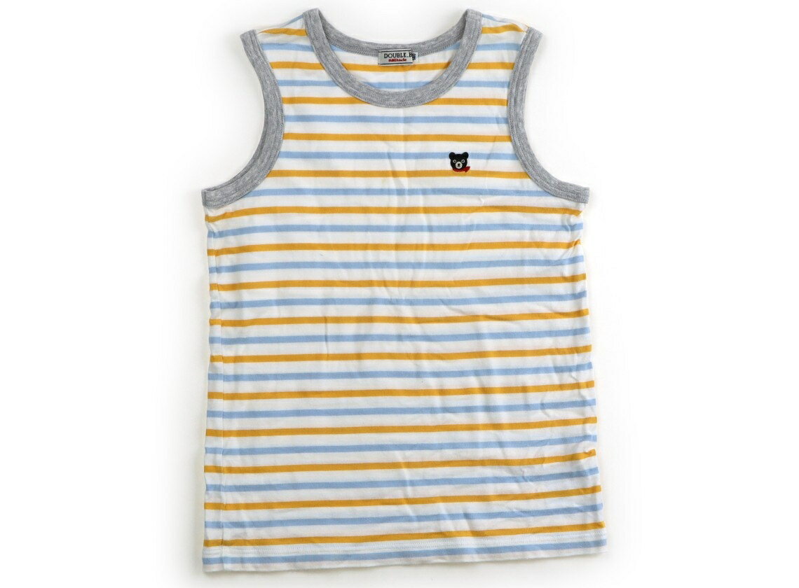 Double B Tank Top/Camisole, Size 140, Boys, White, Light Blue, Yellow, Children's Clothing, Baby Clothes, Kids, Outlet, Used [Pre-owned] Kids, Baby, Maternity