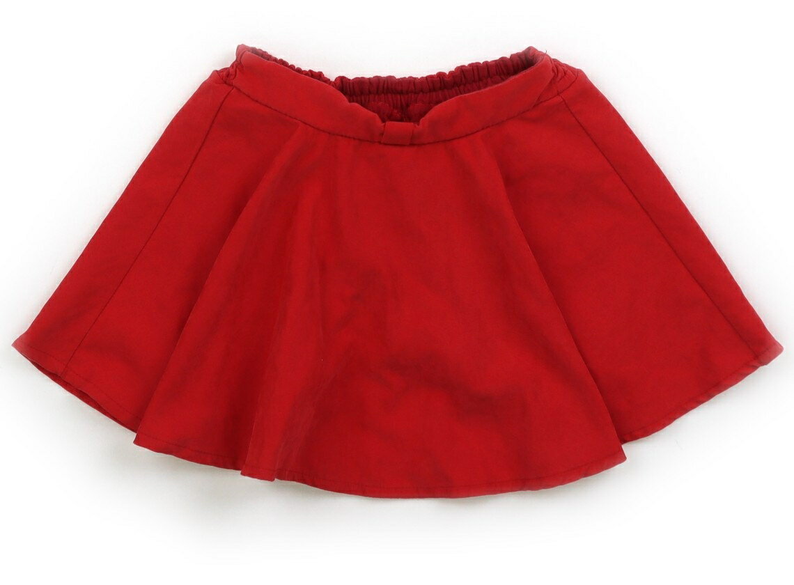 キッズズー Kids Zoo スカート 80 女の子 レッド 子供服 ベビー服 キッズ アウトレ...