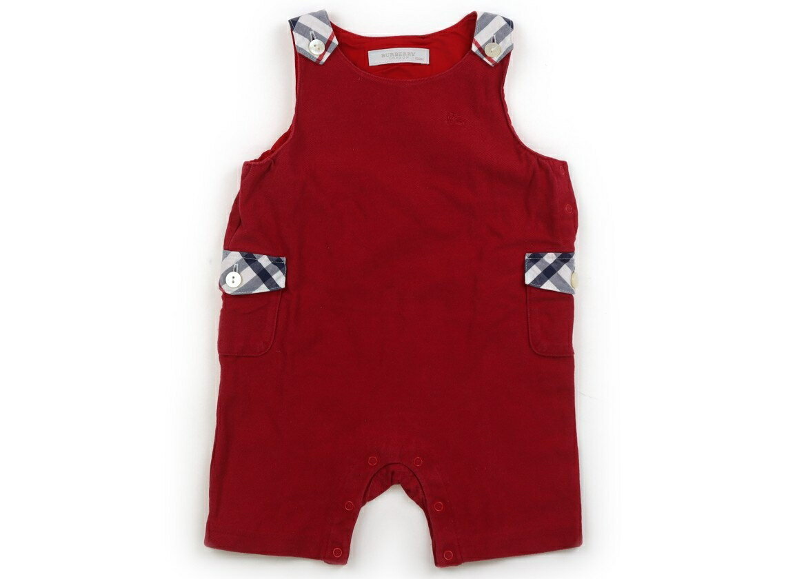 　ブランド 　BURBERRY(バーバリー) 　カテゴリー 　ベビーオーバーオール 　サイズ 　70サイズ 　色 　レッド 　状態 　★★★ 　記名 　なし 　ジャンル 　Boy 綿100％。内股スナップボタン付き。全体に色あせ・毛羽立ちがあります。 ＊【状態】【サイズ】に関しての詳しい説明はこちら