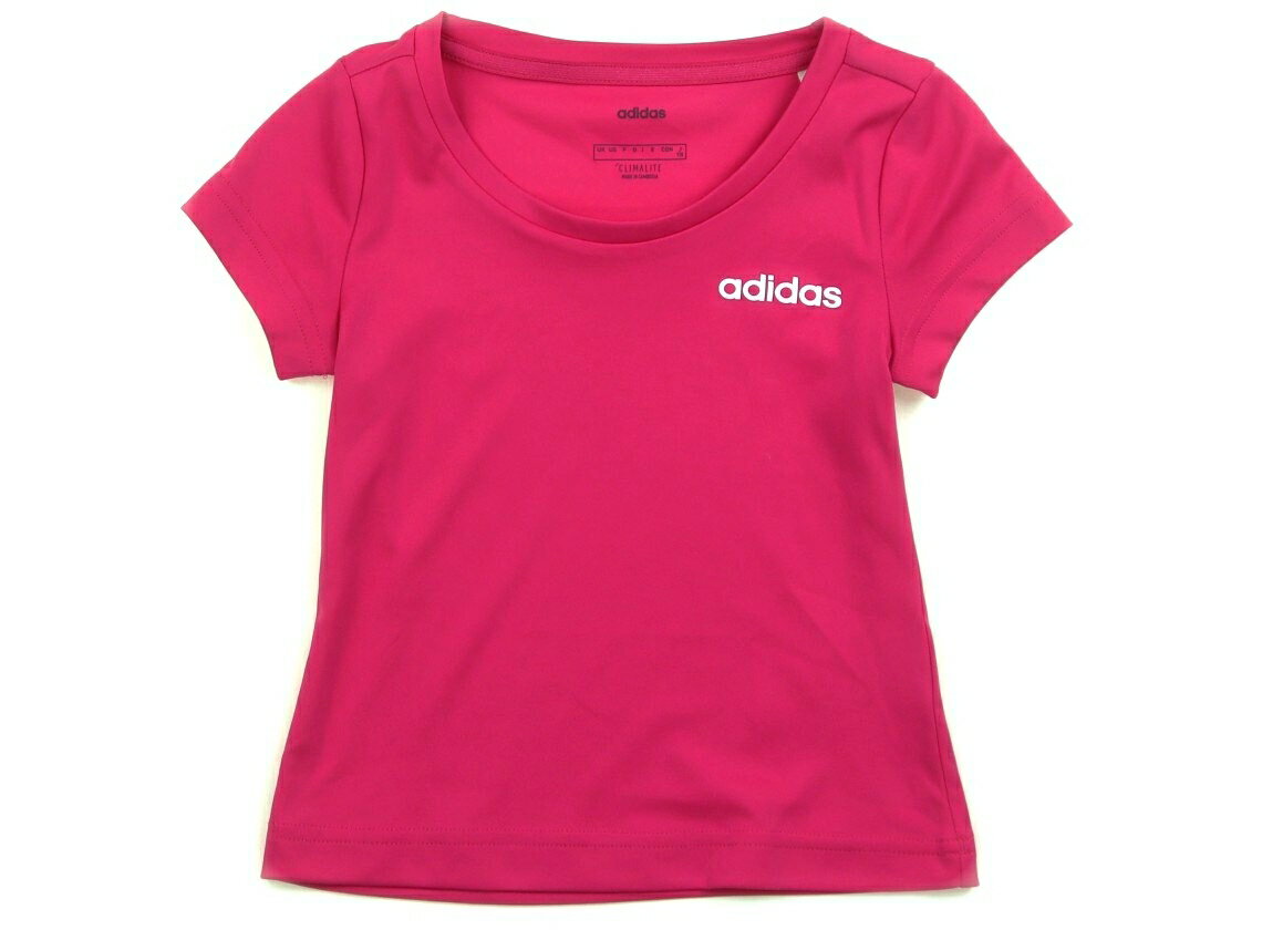アディダス Adidas スポーツウェア・ダンスウェア 110 女の子 ショッキングピンク 子供服 ベビー服 キッズ アウトレット ユーズド 【中古】キッズ・ベビー・マタニティ