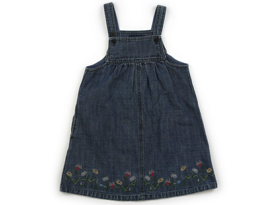 斗篷 - ラルフローレン Ralph Lauren ジャンパースカート 110 女の子 ブルーデニム・裾刺繍 子供服 ベビー服 キッズ アウトレット ユーズド 【中古】キッズ・ベビー・マタニティ
