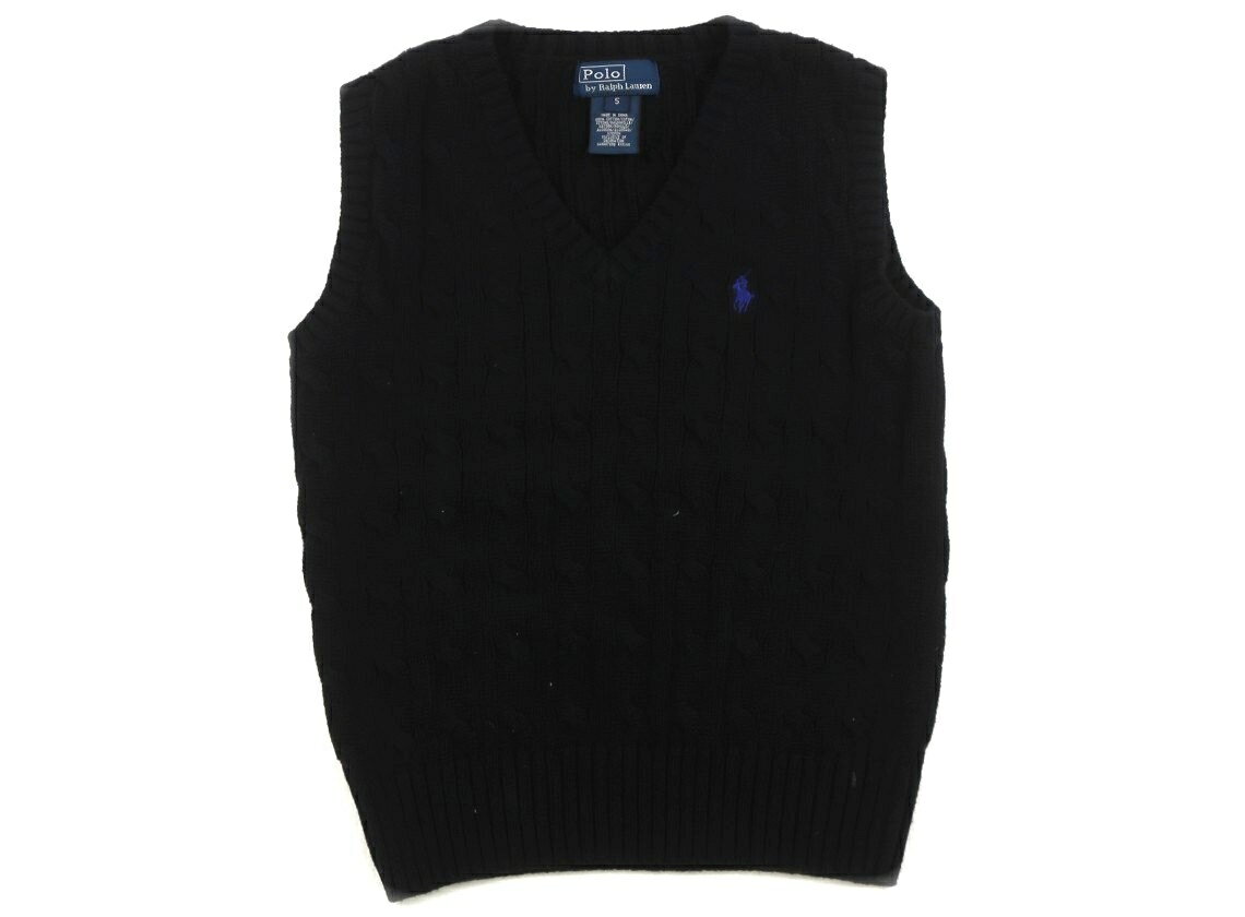 ポロラルフローレン POLO RALPH LAUREN ベスト 120 男の子 黒 子供服 ベビー服 キッズ アウトレット ユーズド 【中古】キッズ・ベビー・マタニティ