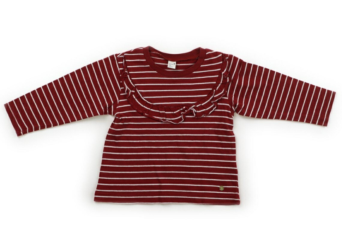 　ブランド 　apres les cours(アプレレクール) 　カテゴリー 　Tシャツ・カットソー 　サイズ 　80サイズ 　色 　ボルドー×ホワイトボーダー 　状態 　★★★ 　記名 　なし 　ジャンル 　Girl 天竺カットソー。全体的に使用感がありますが、特に目立つ汚れはなくまだお使い頂けそうです。 ＊【状態】【サイズ】に関しての詳しい説明はこちら