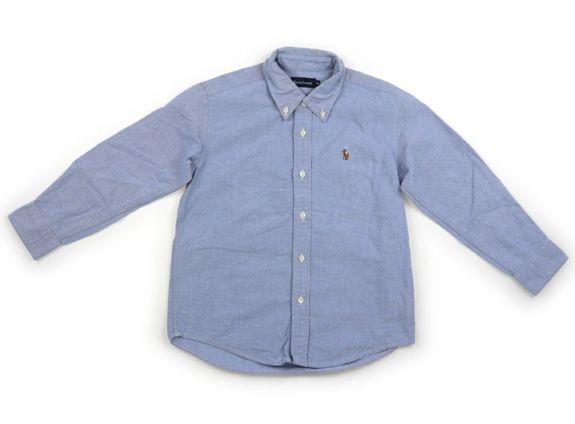 Rakuten - ラルフローレン Ralph Lauren シャツ・ブラウス 120 男の子 ブルー 子供服 ベビー服 キッズ アウトレット ユーズド 【中古】キッズ・ベビー・マタニティ