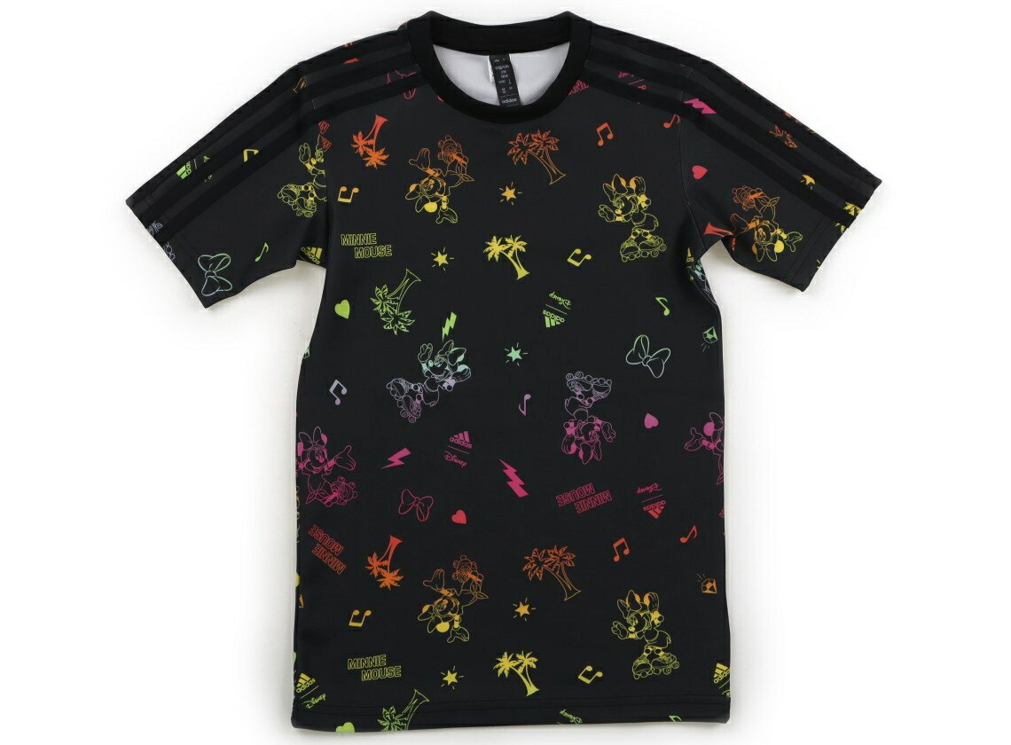 アディダス Adidas ワンピース 90 女の子 スミ黒　ミニー　カラフル 子供服 ベビー服 キッズ アウトレット ユーズド 【中古】キッズ・ベビー・マタニティ
