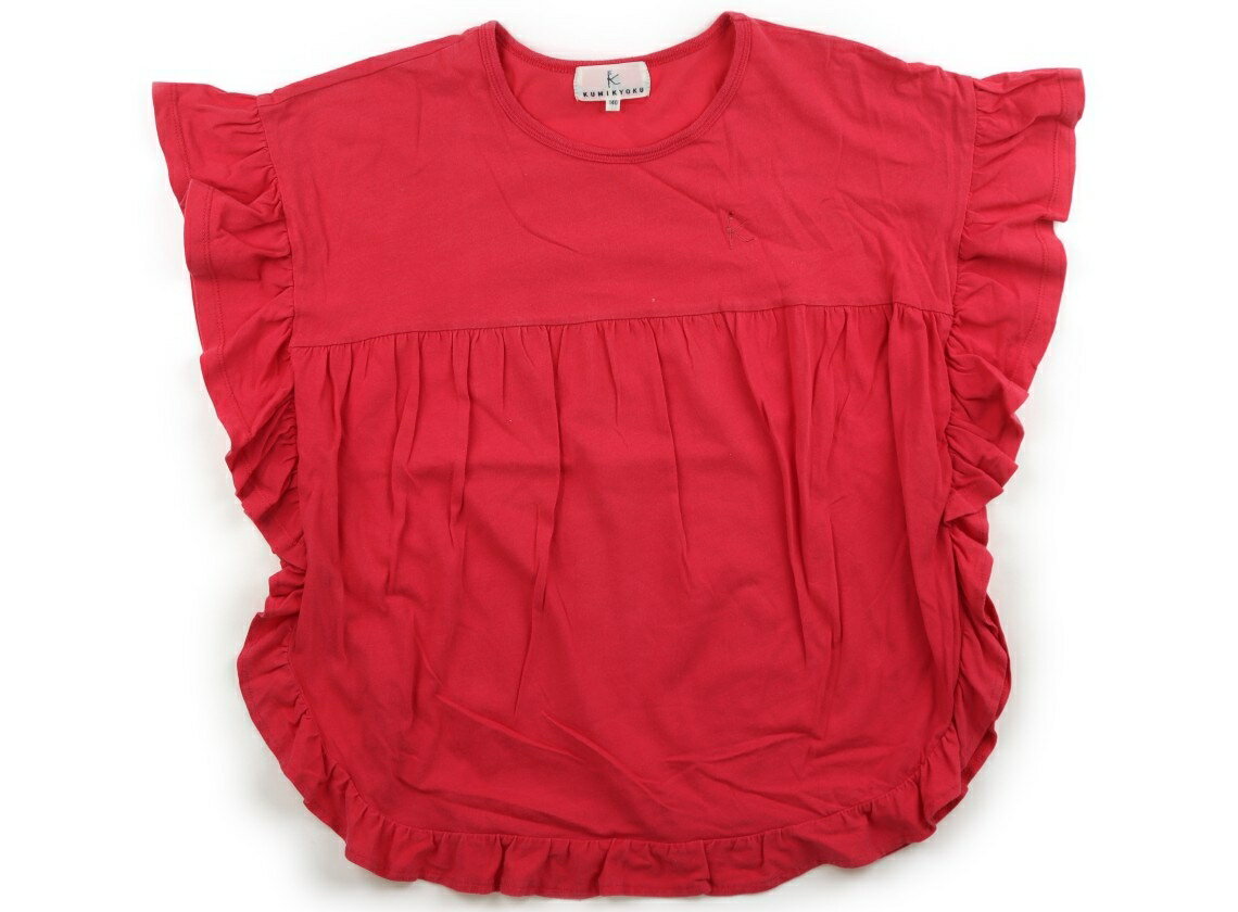 組曲 Kumikyoku Tシャツ・カットソー 140 女の子 コーラルレッド 子供服 ベビー服 キッズ アウトレット ユーズド 【中古】キッズ・ベビー・マタニティ