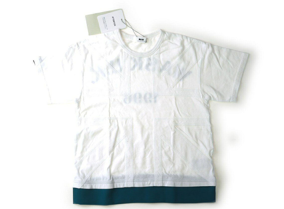 Rakuten - ワスク WASK Tシャツ・カットソー 110 女の子 白　緑 子供服 ベビー服 キッズ アウトレット ユーズド 【中古】キッズ・ベビー・マタニティ