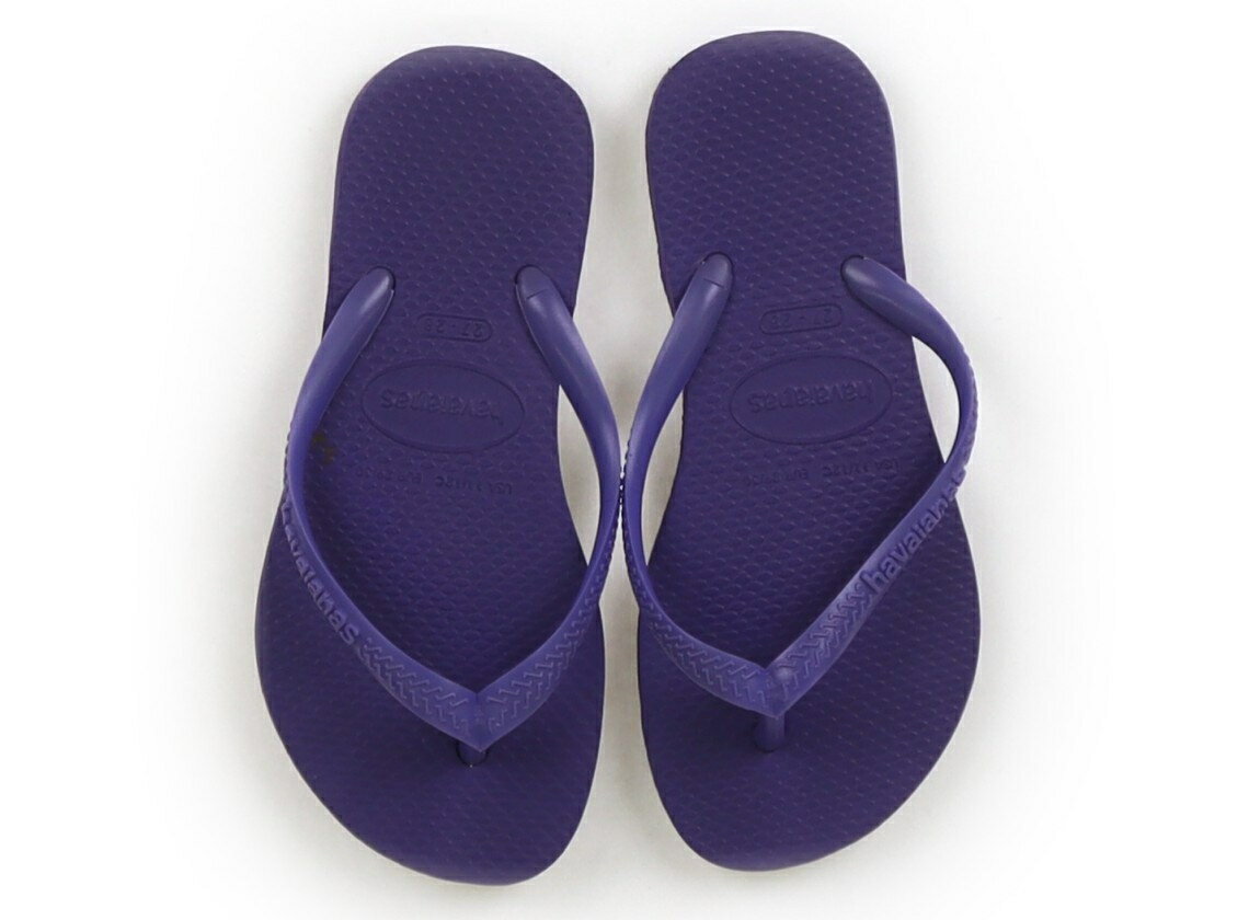 ハワイアナス havaianas サンダル 靴18cm〜 女の子 パープル 子供服 ベビー服 キッ...