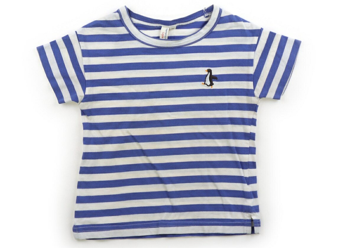 Rakuten - ラーゴム Lagom Tシャツ・カットソー 95 男の子 白・青・ボーダー 子供服 ベビー服 キッズ アウトレット ユーズド 【中古】キッズ・ベビー・マタニティ
