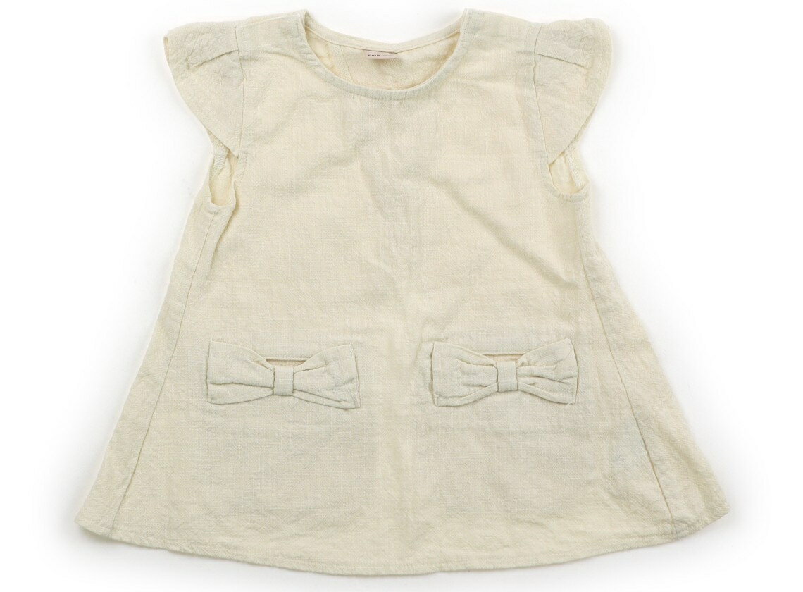 T恤（长袖） - プティマイン petit main チュニック 100 女の子 ベージュ 子供服 ベビー服 キッズ アウトレット ユーズド 【中古】キッズ・ベビー・マタニティ