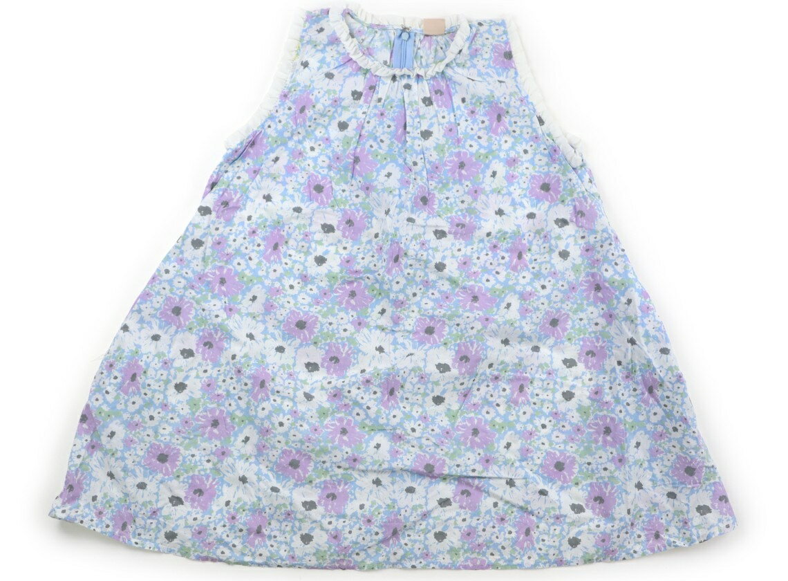 Rakuten - プティマイン petit main ワンピース 130 女の子 ラベンダー　花柄 子供服 ベビー服 キッズ アウトレット ユーズド 【中古】キッズ・ベビー・マタニティ