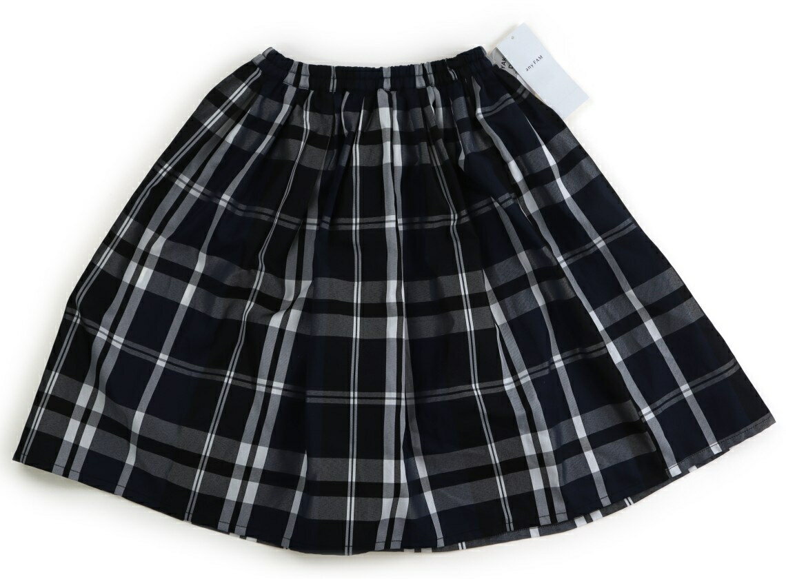 Rakuten - エニィファム anyFAM スカート 120 女の子 ネイビー・ブラック・チェック 子供服 ベビー服 キッズ アウトレット ユーズド 【中古】キッズ・ベビー・マタニティ
