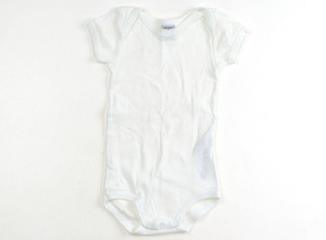 プチバトー PETIT BATEAU ロンパース 70 男の子 オフホワイト 子供服 ベビー服 キッズ アウトレット ユーズド 【中古】キッズ・ベビー・マタニティ