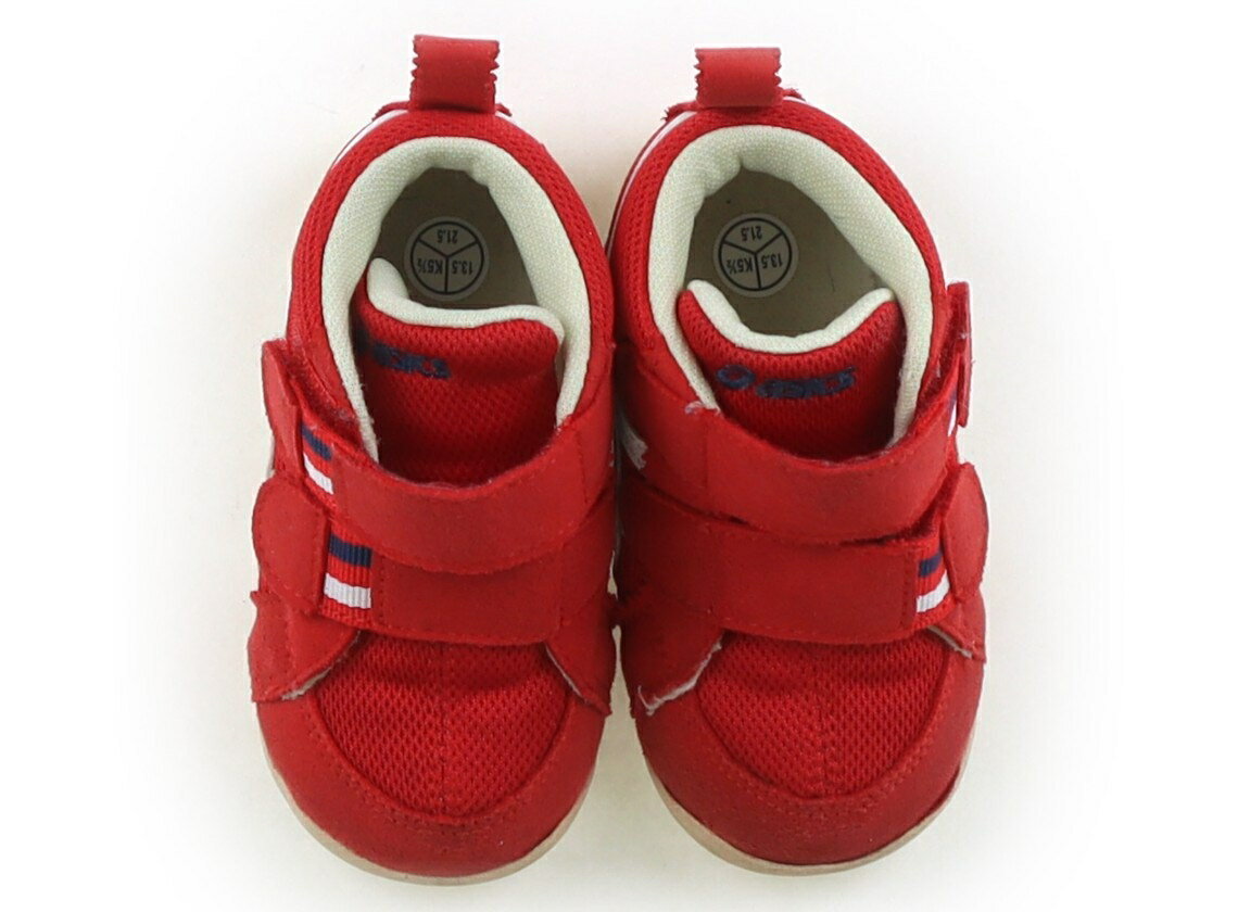 Sneakers - アシックス Asics スニーカー 靴13cm〜 女の子 レッド・ホワイト 子供服 ベビー服 キッズ アウトレット ユーズド 【中古】キッズ・ベビー・マタニティ