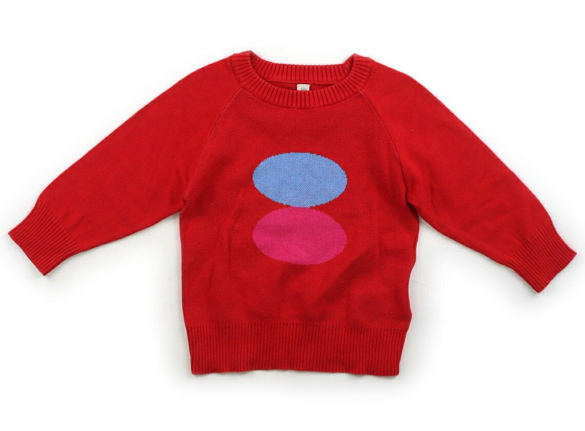 マーキーズ Markey's ニット・セーター 80 女の子 赤 子供服 ベビー服 キッズ アウ...