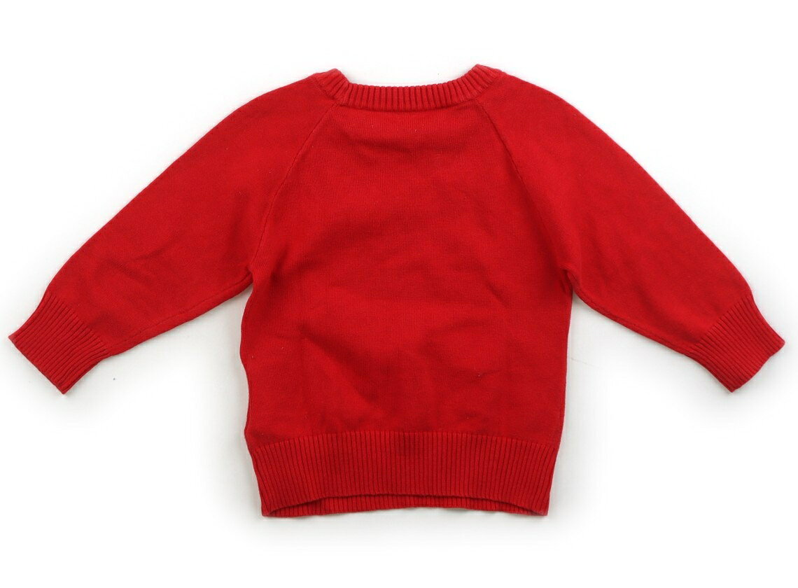 マーキーズ Markey's ニット・セーター 80 女の子 赤 子供服 ベビー服 キッズ アウ...