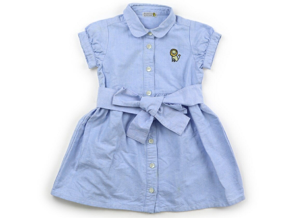 Rakuten - バーニーズニューヨーク BARNEYS NEWYORK ワンピース 90 女の子 水色、ライオン柄 子供服 ベビー服 キッズ アウトレット ユーズド 【中古】キッズ・ベビー・マタニティ
