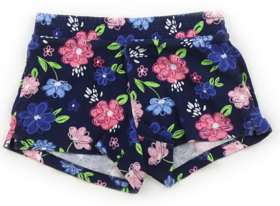 Long-Trousers, Trousers - ジンボリー Gymboree ショートパンツ 100 女の子 ダークブルー・花柄 子供服 ベビー服 キッズ アウトレット ユーズド 【中古】キッズ・ベビー・マタニティ
