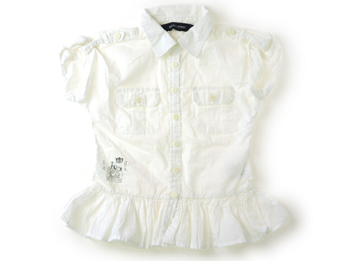 Rakuten - ラルフローレン Ralph Lauren シャツ・ブラウス 100 女の子 オフホワイト 子供服 ベビー服 キッズ アウトレット ユーズド 【中古】キッズ・ベビー・マタニティ