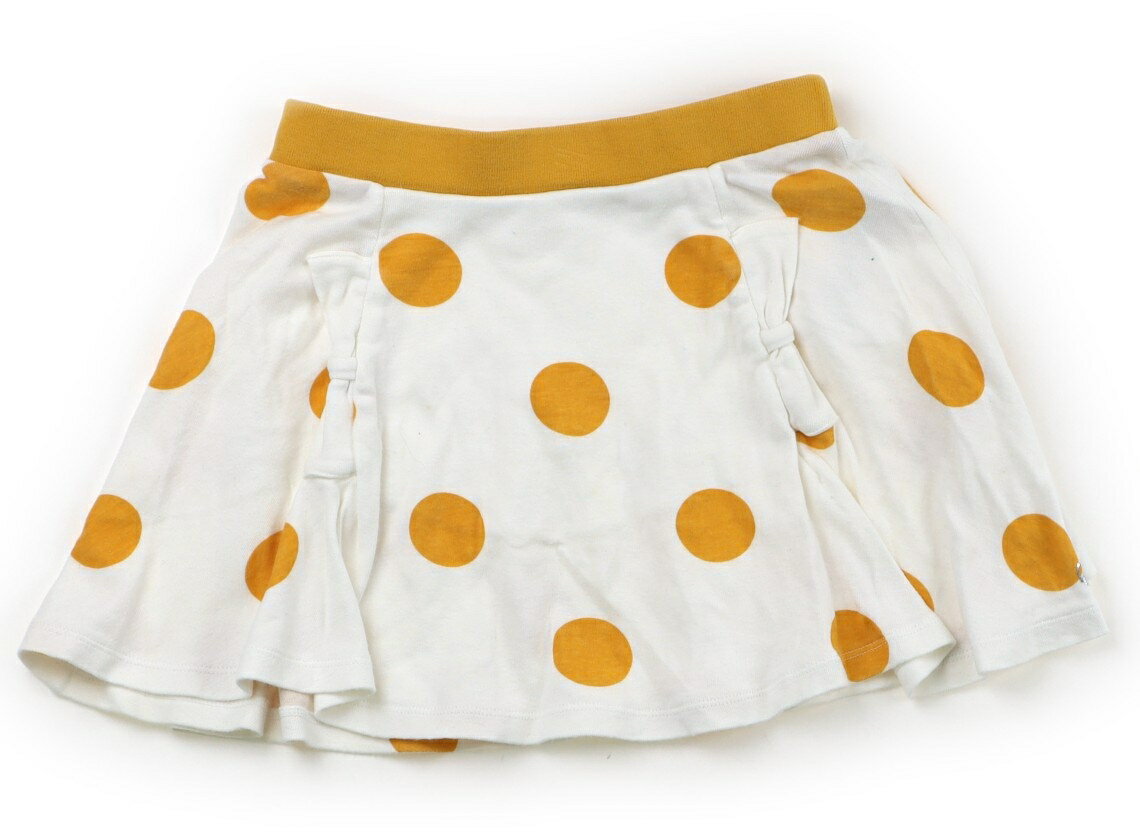 プチバトー PETIT BATEAU スカート 120 女の子 オフ マスタード ドット 子供服 ベビー服 キッズ アウトレット ユーズド 【中古】キッズ ベビー マタニティ