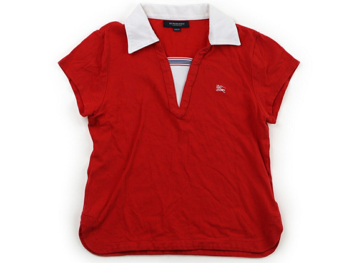 バーバリー BURBERRY Tシャツ・カットソー 140 男の子 レッド・オフ 子供服 ベビー服 キッズ アウトレット ユーズド 【中古】キッズ・ベビー・マタニティ