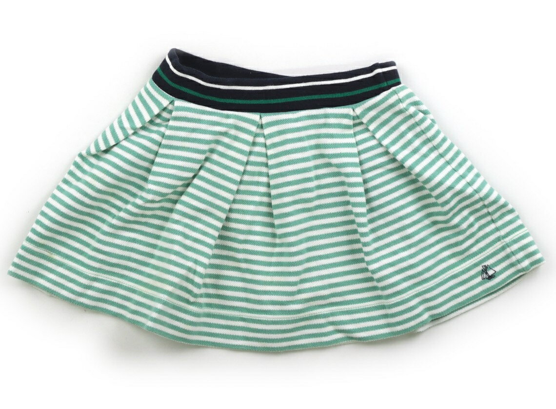 プチバトー PETIT BATEAU スカート 100 男の子 グリーン・オフボーダー 子供服 ベビー服 キッズ アウトレット ユーズド 【中古】キッズ・ベビー・マタニティ