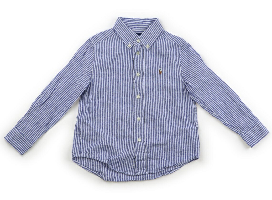 其它 - ラルフローレン Ralph Lauren シャツ・ブラウス 110 男の子 青、白 子供服 ベビー服 キッズ アウトレット ユーズド 【中古】キッズ・ベビー・マタニティ