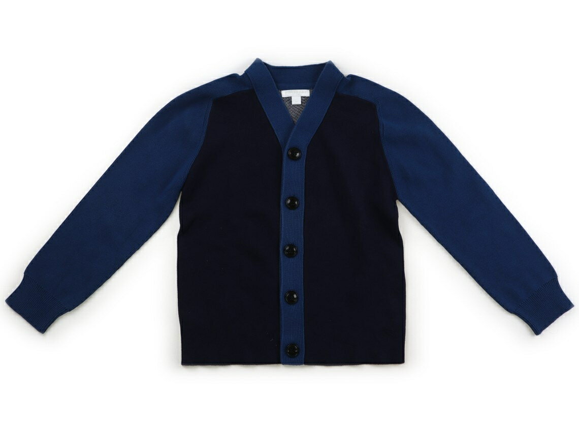 バーバリー BURBERRY カーディガン 150 男の子 ターコイズブルー・ネイビー 子供服 ベビー服 キッズ アウトレット ユーズド 【中古】キッズ・ベビー・マタニティ