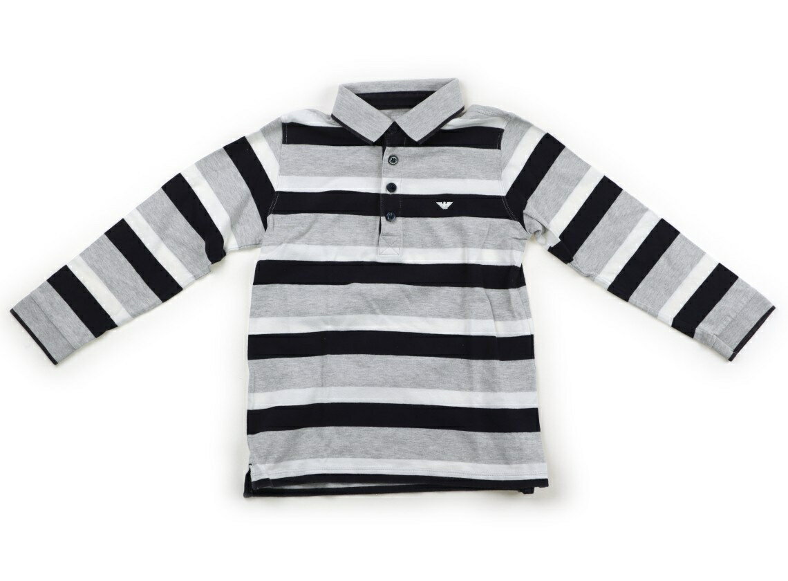 アルマーニ Armani ポロシャツ 110 男の子 グレー、白、ネイビー、ボーダー 子供服 ベビー服 キッズ アウトレット ユーズド 【中古】キッズ・ベビー・マタニティ