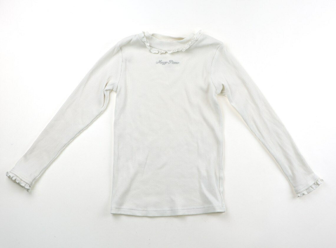 メゾピアノ mezzo piano Tシャツ・カットソー 140 女の子 オフホワイト 子供服 ベビー服 キッズ アウトレット ユーズド 【中古】キッズ・ベビー・マタニティ
