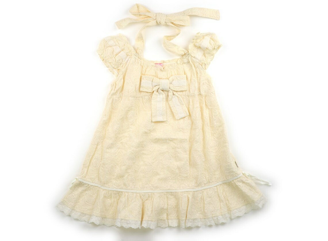 メゾピアノ mezzo piano チュニック 150 女の子 クリームバラ柄 子供服 ベビー服 キッズ アウトレット ユーズド 【中古】キッズ・ベビー・マタニティ