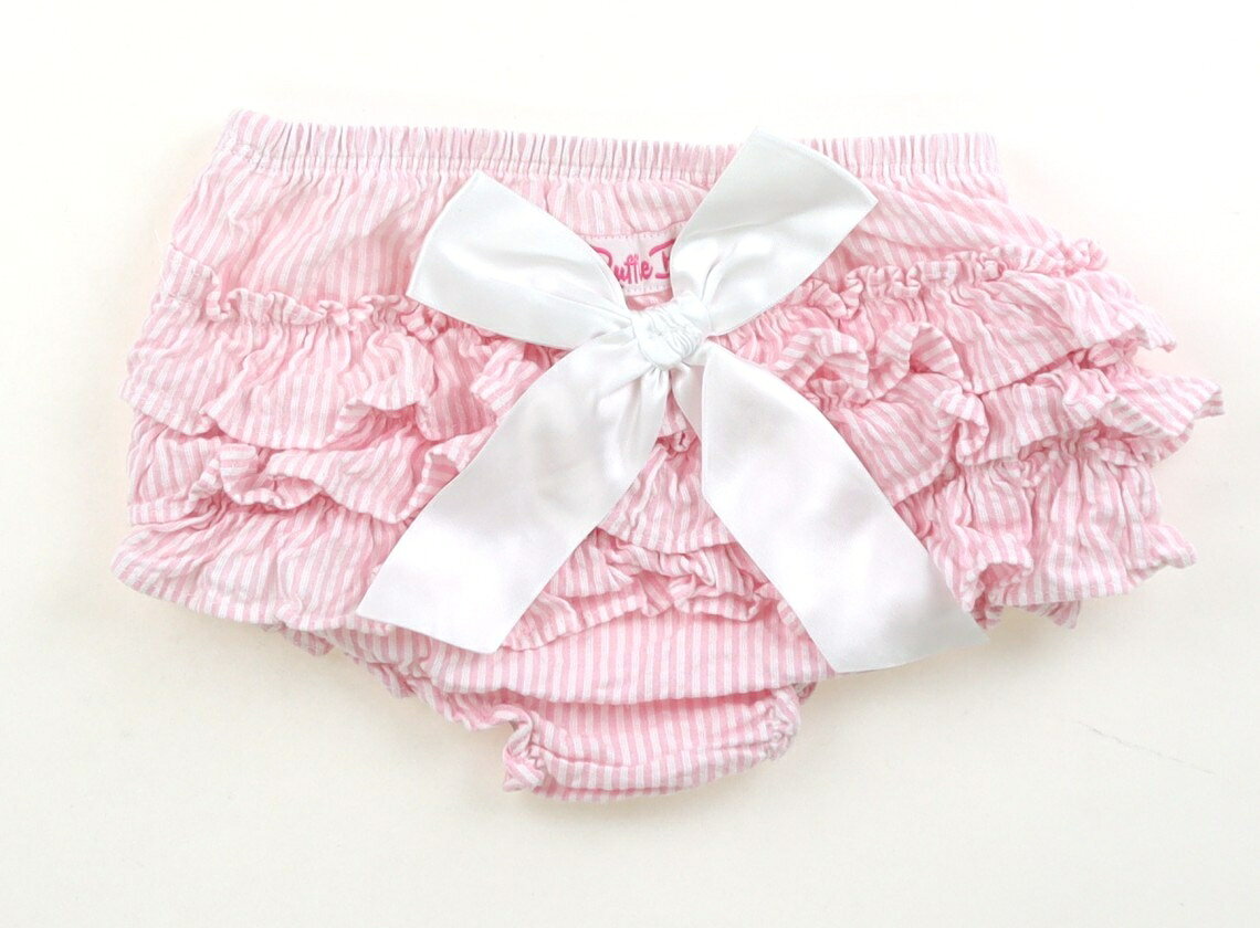 ラッフルバッツ Ruffle Butts ブルマ・ダイパーカバー 70 女の子 ピンク・ホワイト...