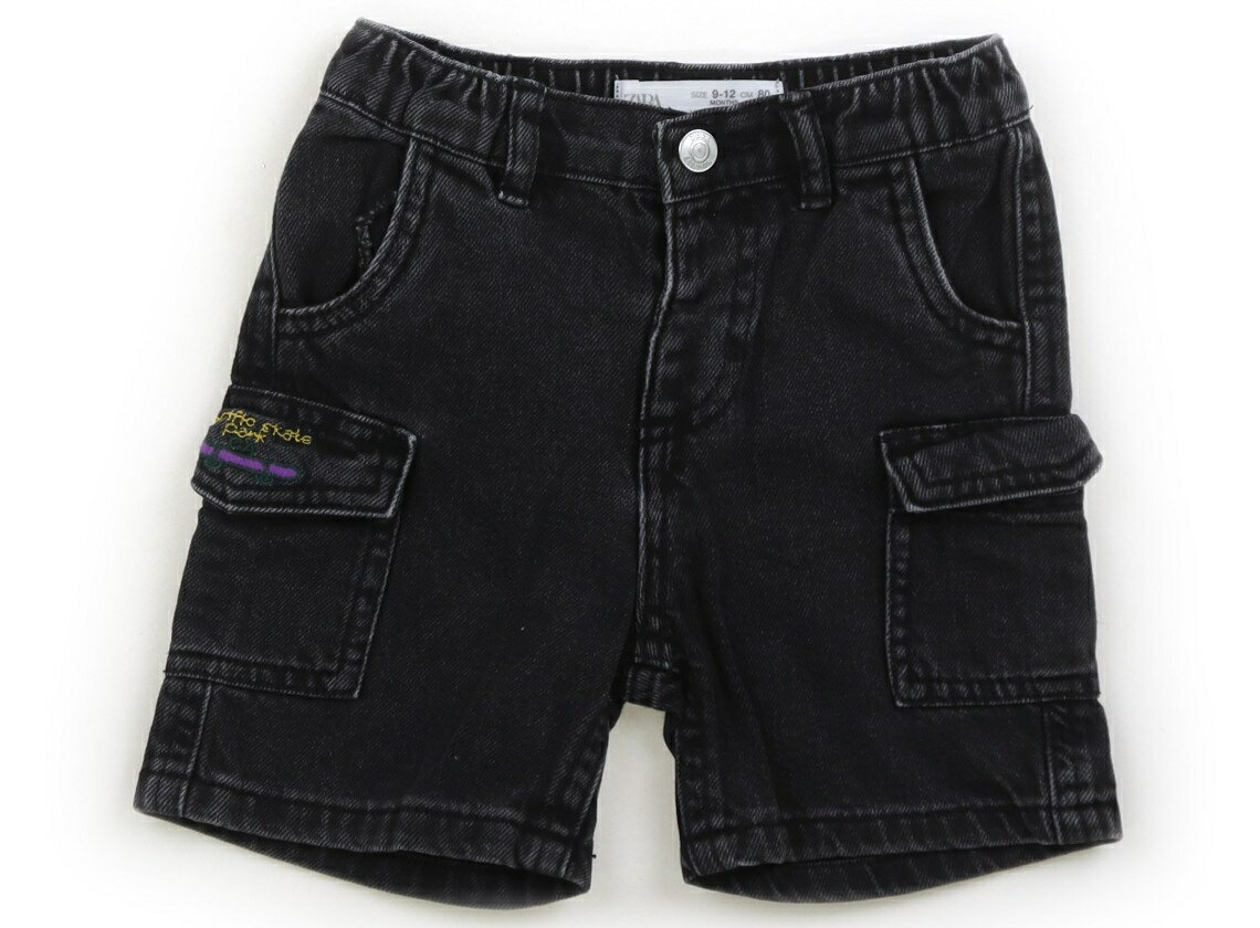 Rakuten - ザラ ZARA ショートパンツ 80 男の子 黒 子供服 ベビー服 キッズ アウトレット ユーズド 【中古】キッズ・ベビー・マタニティ