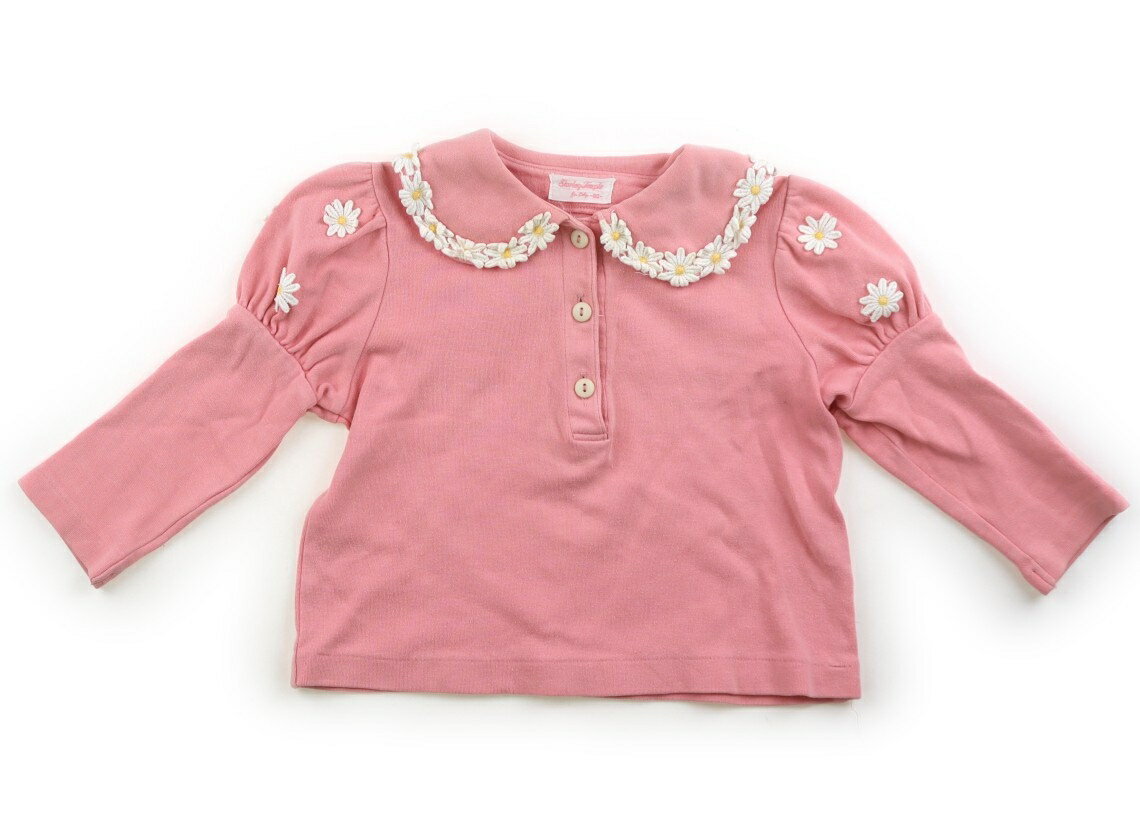 Rakuten - シャーリーテンプル Shirley Temple Tシャツ・カットソー 80 女の子 ライトピンク・花 子供服 ベビー服 キッズ アウトレット ユーズド 【中古】キッズ・ベビー・マタニティ