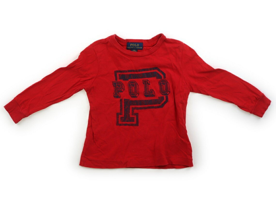 ポロラルフローレン POLO RALPH LAUREN Tシャツ・カットソー 80 男の子 レッド・英字 子供服 ベビー服 キッズ アウトレット ユーズド 【中古】キッズ・ベビー・マタニティ