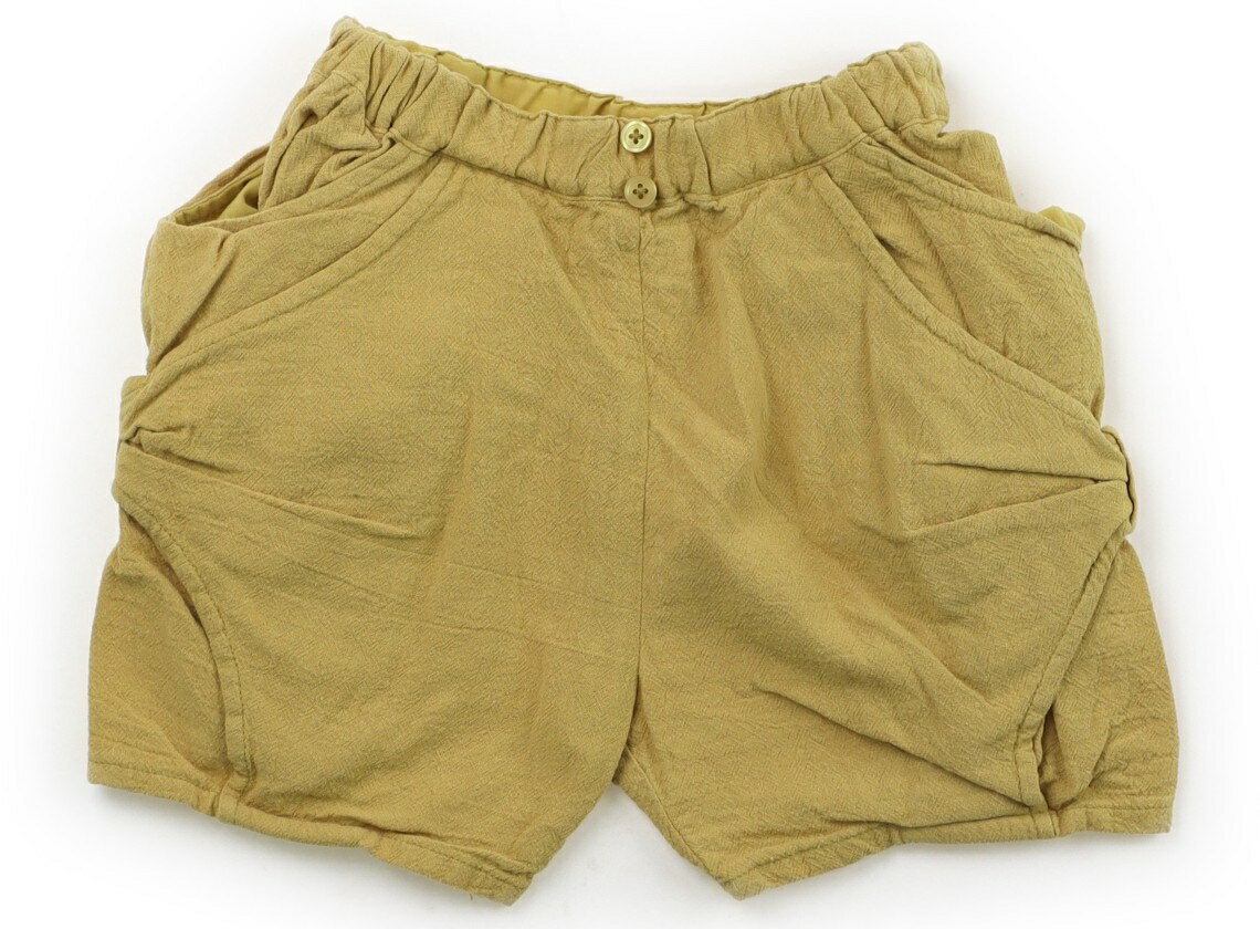 Long-Trousers, Trousers - プティマイン petit main ショートパンツ 100 女の子 黄土色 子供服 ベビー服 キッズ アウトレット ユーズド 【中古】キッズ・ベビー・マタニティ