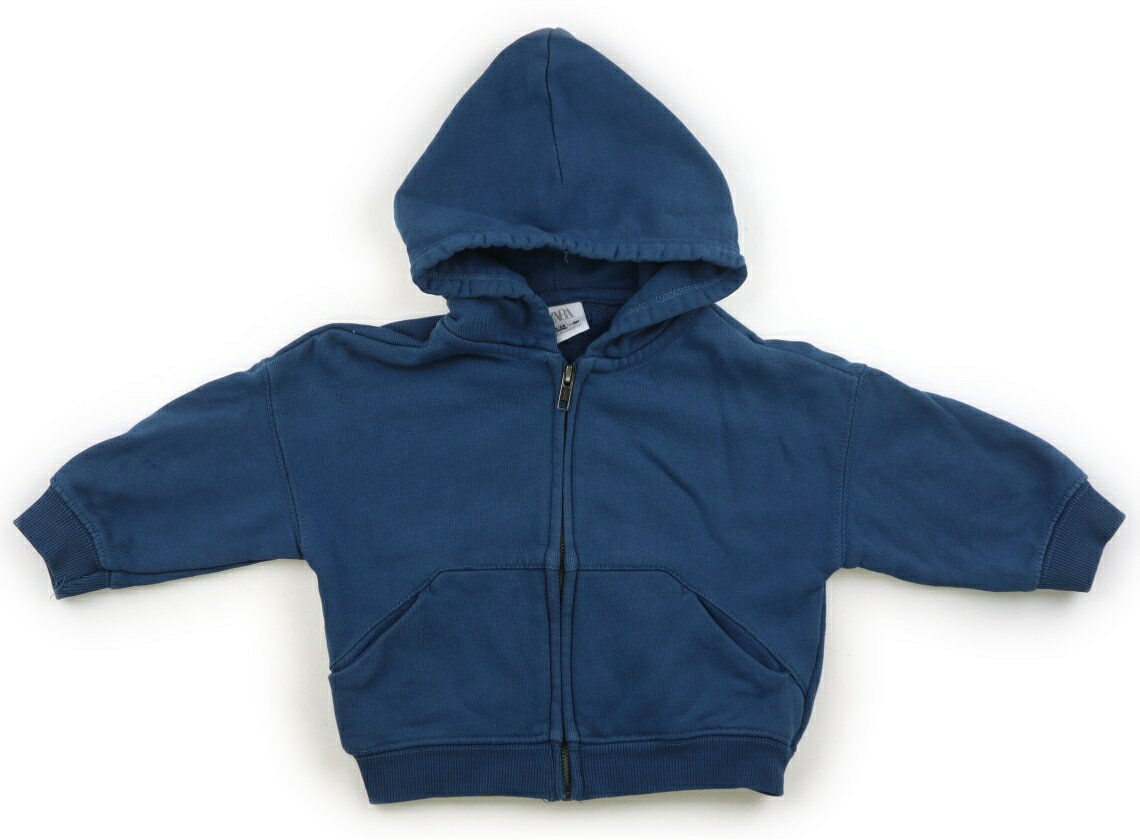 Rakuten - ザラ ZARA パーカー 80 男の子 シアンブルー 子供服 ベビー服 キッズ アウトレット ユーズド 【中古】キッズ・ベビー・マタニティ