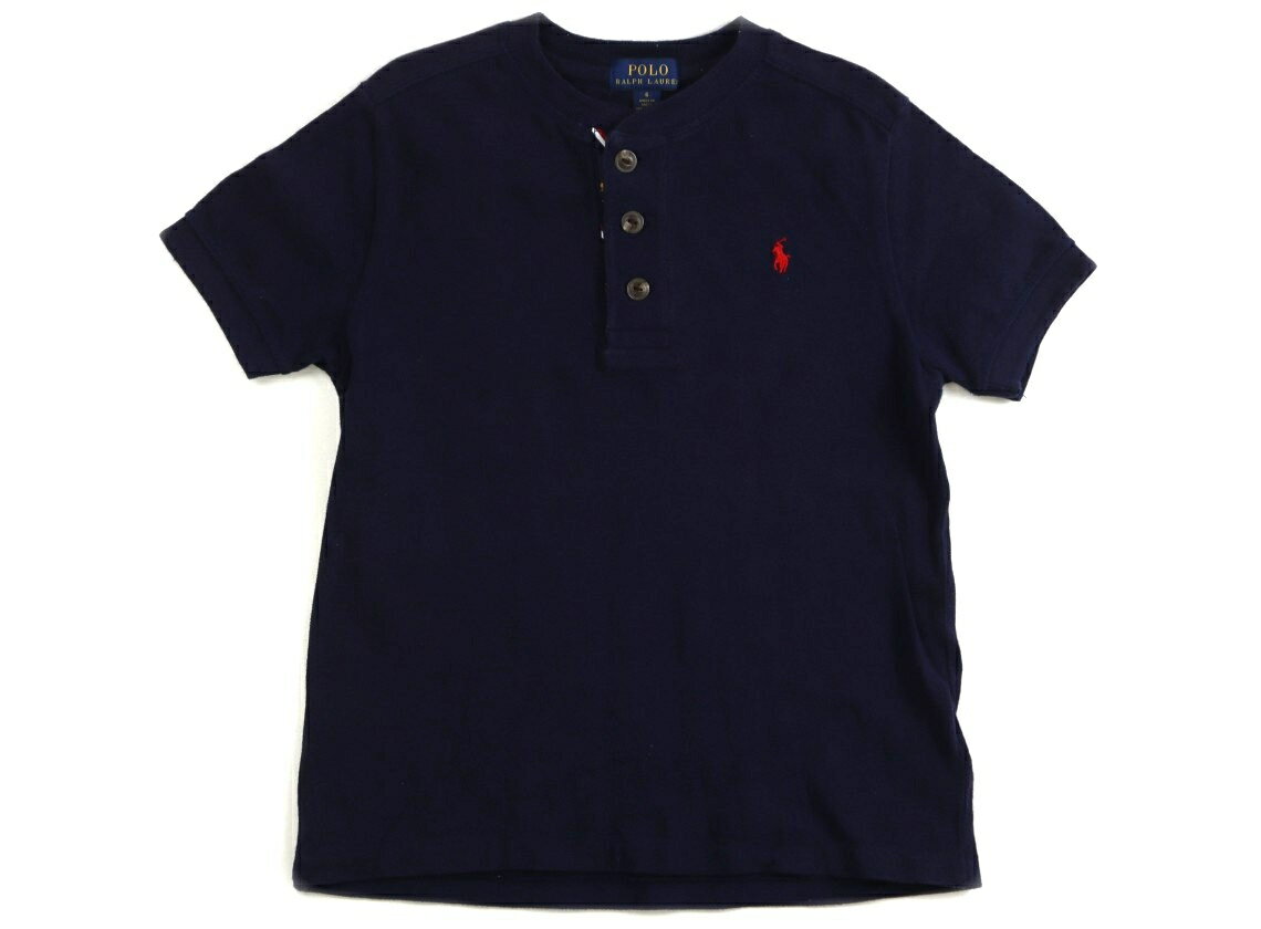 ポロラルフローレン POLO RALPH LAUREN Tシャツ・カットソー 120 男の子 ネイビー 子供服 ベビー服 キッズ アウトレット ユーズド 【中古】キッズ・ベビー・マタニティ