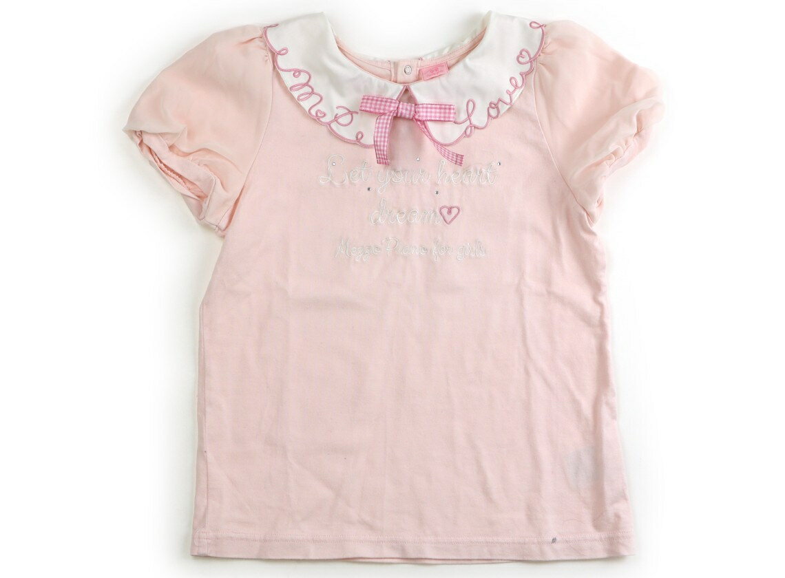 メゾピアノ mezzo piano Tシャツ・カットソー 140 女の子 薄ピンク 子供服 ベビー服 キッズ アウトレット ユーズド 【中古】キッズ・ベビー・マタニティ