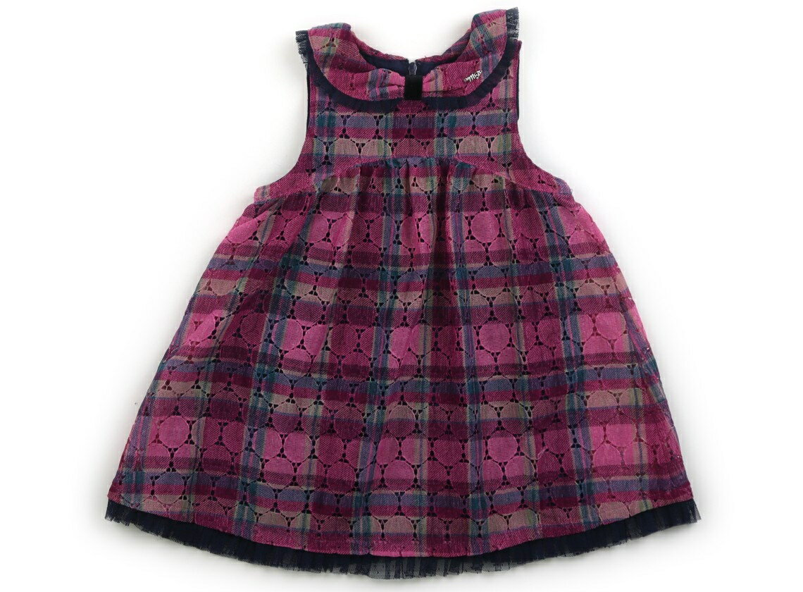 メゾピアノ mezzo piano ワンピース 80 女の子 紫、青、紺 子供服 ベビー服 キッズ アウトレット ユーズド 【中古】キッズ・ベビー・マタニティ