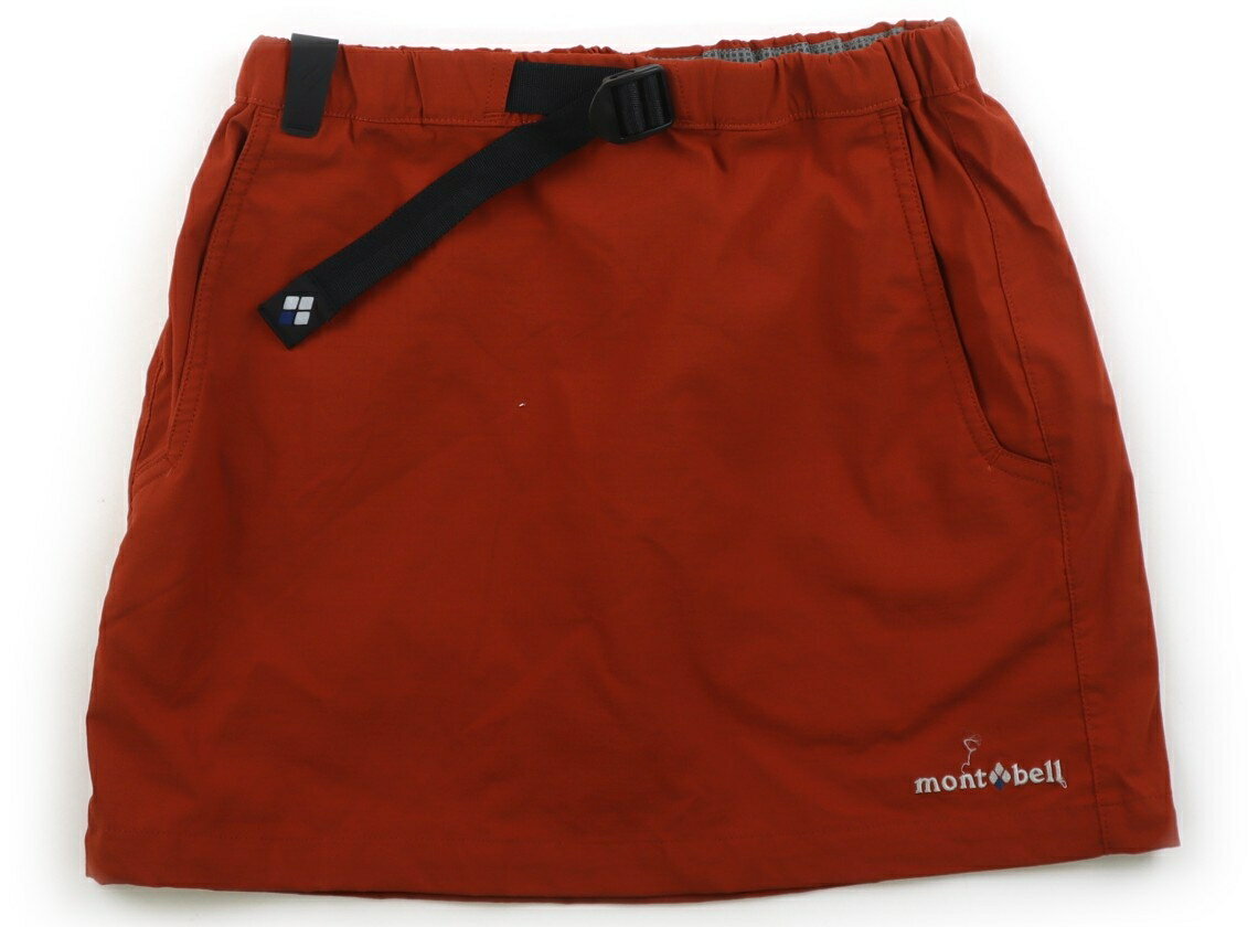 モンベル mont-bell スカート 140 女の子 レンガ色 子供服 ベビー服 キッズ アウトレット ユーズド 【中古】キッズ ベビー マタニティ