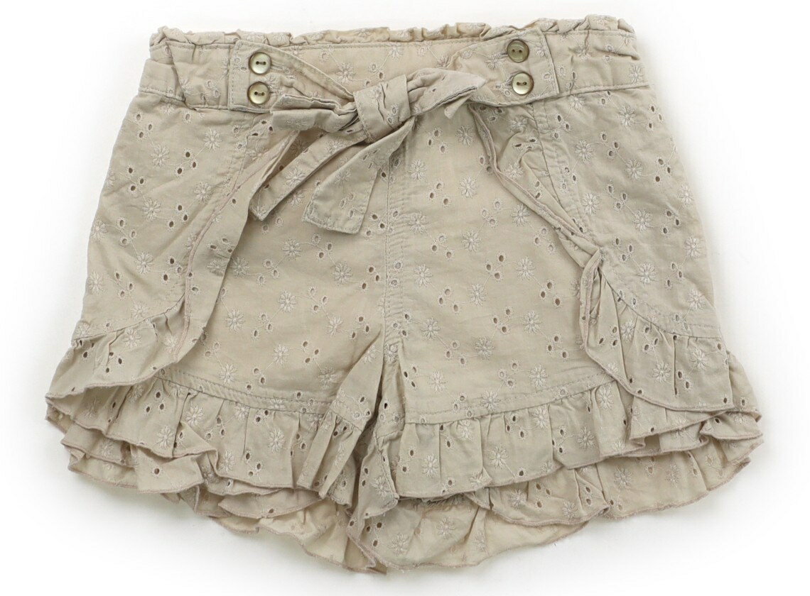 メゾピアノ mezzo piano ショートパンツ 110 女の子 ベージュ、レース 子供服 ベビー服 キッズ アウトレット ユーズド 【中古】キッズ・ベビー・マタニティ