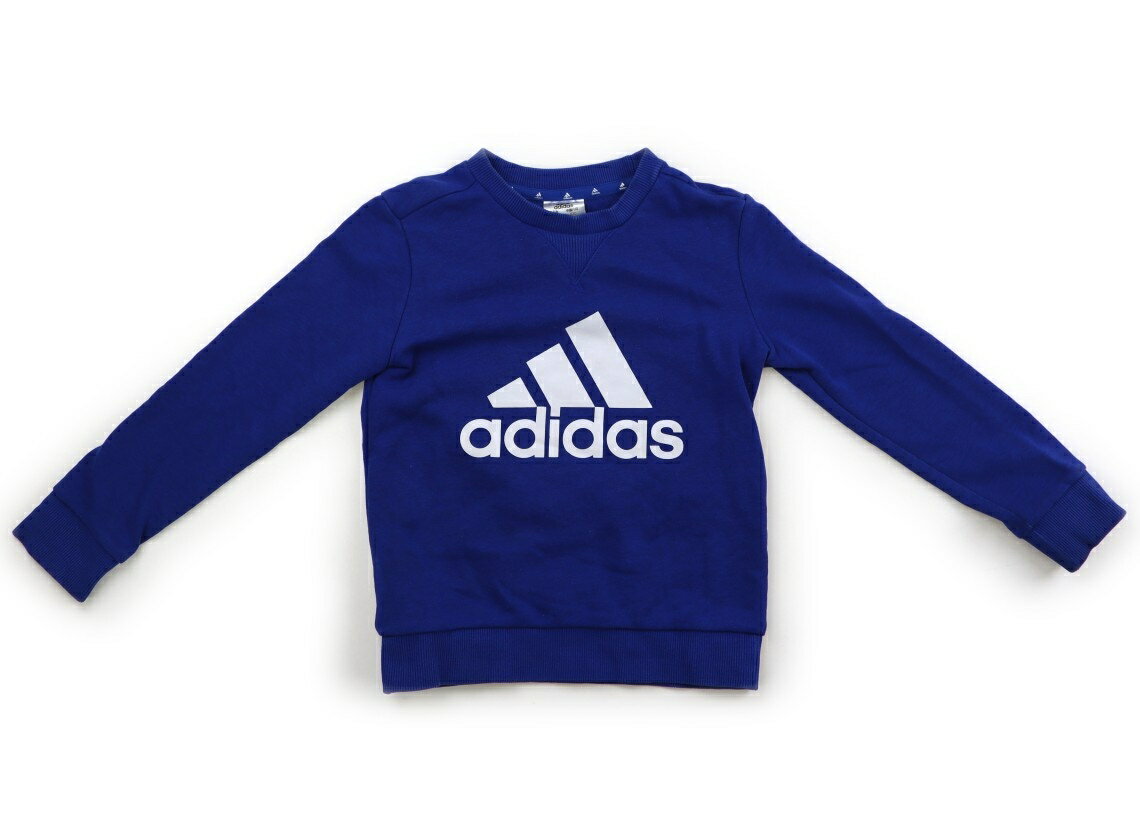 Other - アディダス Adidas トレーナー・プルオーバー 120 男の子 ブルー×ホワイト 子供服 ベビー服 キッズ アウトレット ユーズド 【中古】キッズ・ベビー・マタニティ