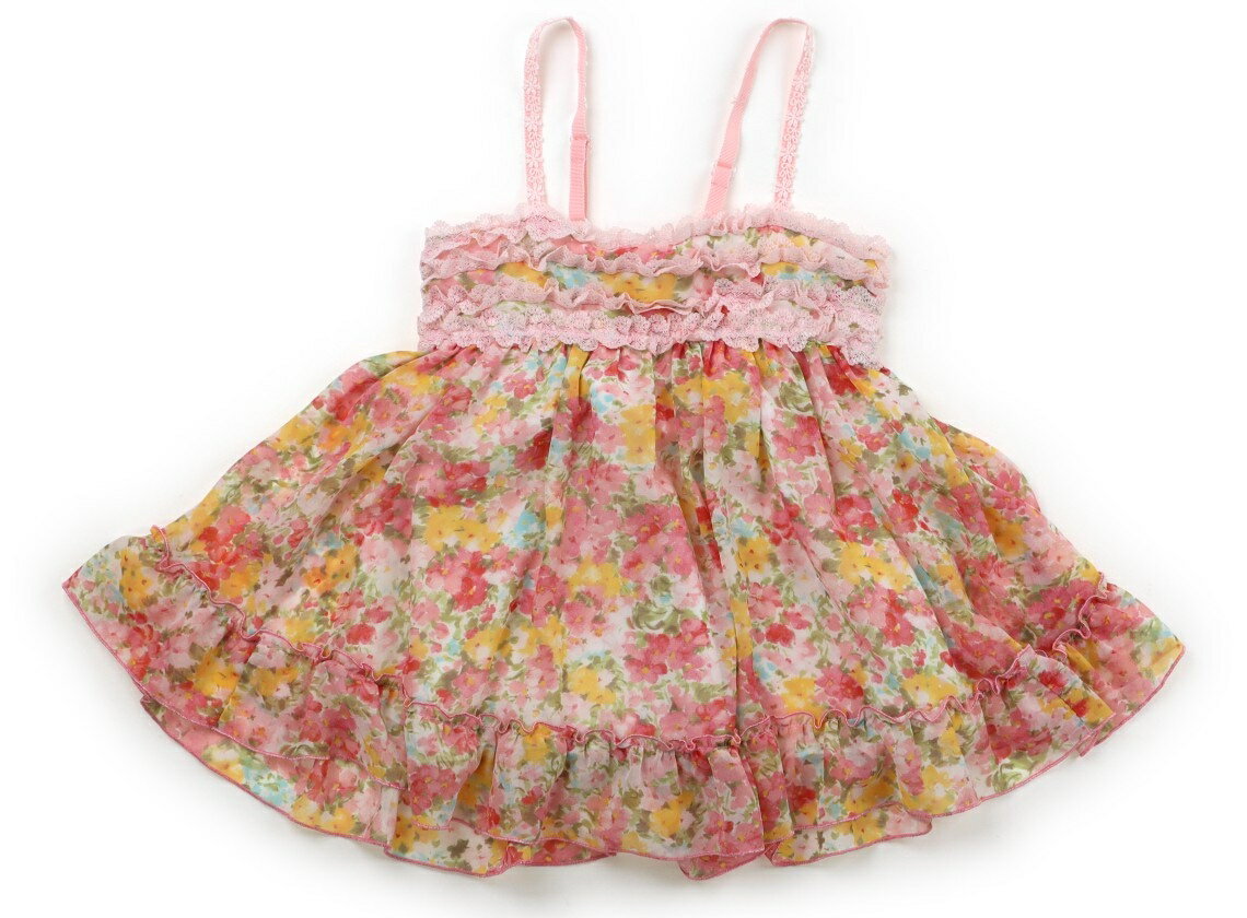 メゾピアノ mezzo piano チュニック 150 女の子 ピンク・花柄 子供服 ベビー服 キッズ アウトレット ユーズド 【中古】キッズ・ベビー・マタニティ