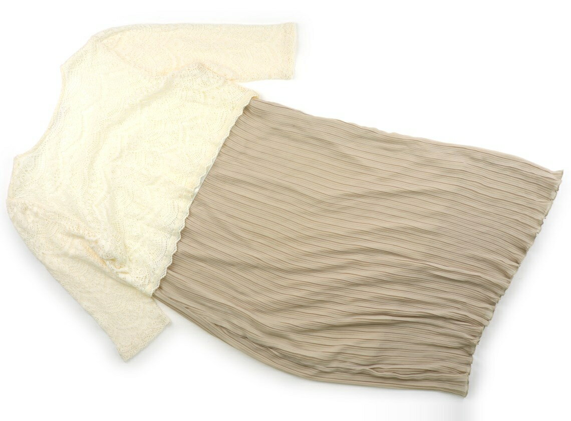 ミルクティー Milk Tea マタニティワンピース ママ向けアイテム クリーム色、ベージュ 子供服 ベビー服 キッズ アウトレット ユーズド 【中古】キッズ・ベビー・マタニティ 2