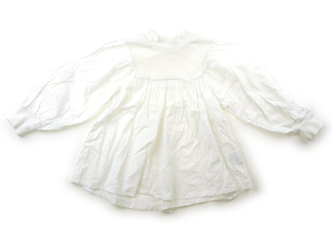 Rakuten - プティマイン petit main チュニック 120 女の子 ホワイト 子供服 ベビー服 キッズ アウトレット ユーズド 【中古】キッズ・ベビー・マタニティ