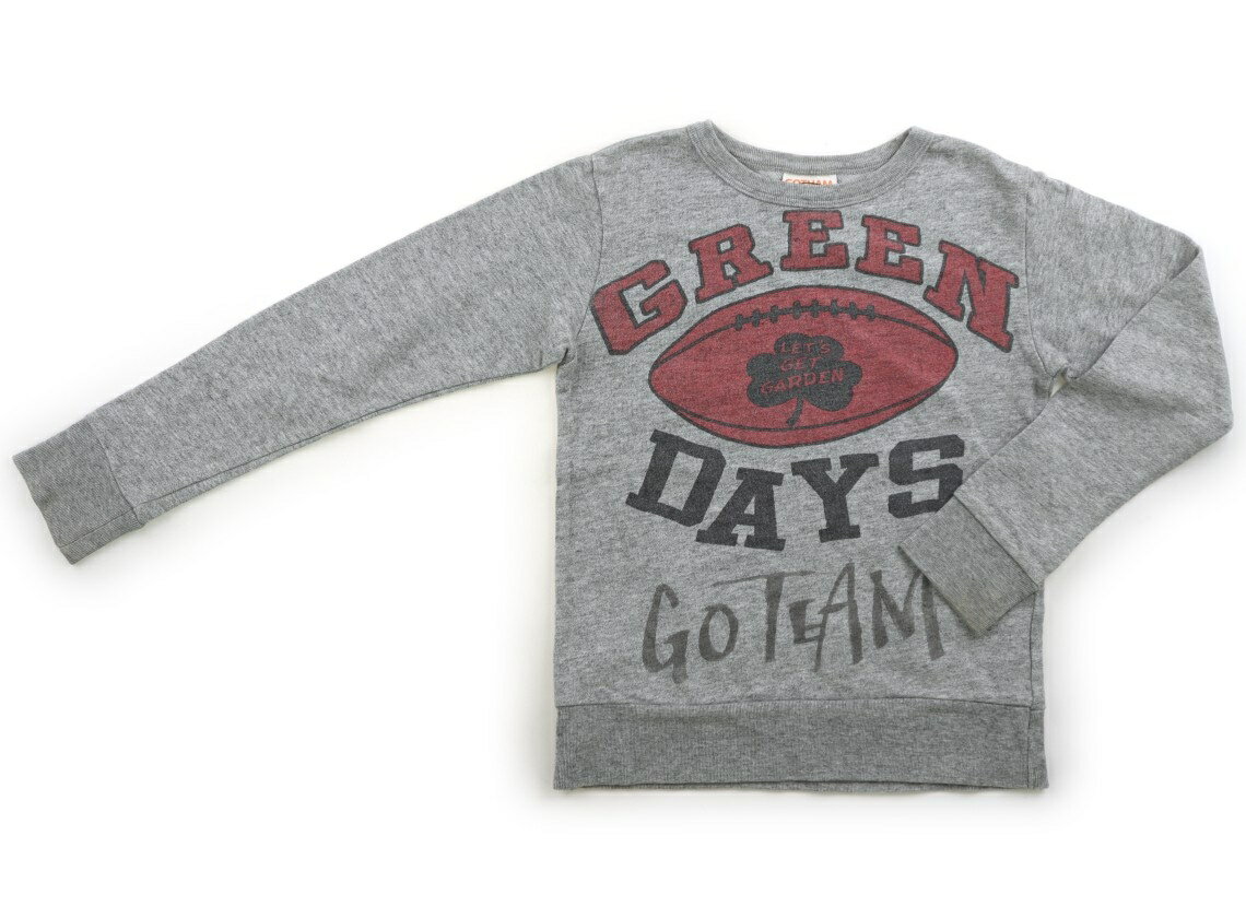 Trainer - ゴッサム GOTHAM トレーナー・プルオーバー 130 男の子 杢グレー・レッド・ブラック 子供服 ベビー服 キッズ アウトレット ユーズド 【中古】キッズ・ベビー・マタニティ