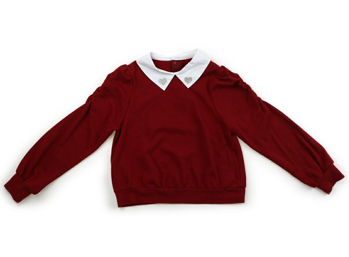 Other - アプレレクール apres les cours トレーナー・プルオーバー 140 女の子 赤　ハート柄ラメ 子供服 ベビー服 キッズ アウトレット ユーズド 【中古】キッズ・ベビー・マタニティ