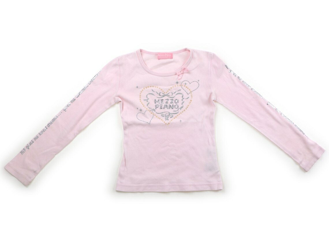 メゾピアノ mezzo piano Tシャツ・カットソー 140 女の子 ピンク 子供服 ベビー服 キッズ アウトレット ユーズド 【中古】キッズ・ベビー・マタニティ